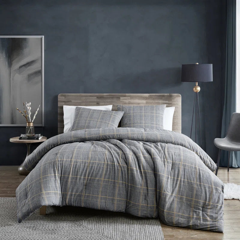 Sussex Flannel Black Duvet Cover Set