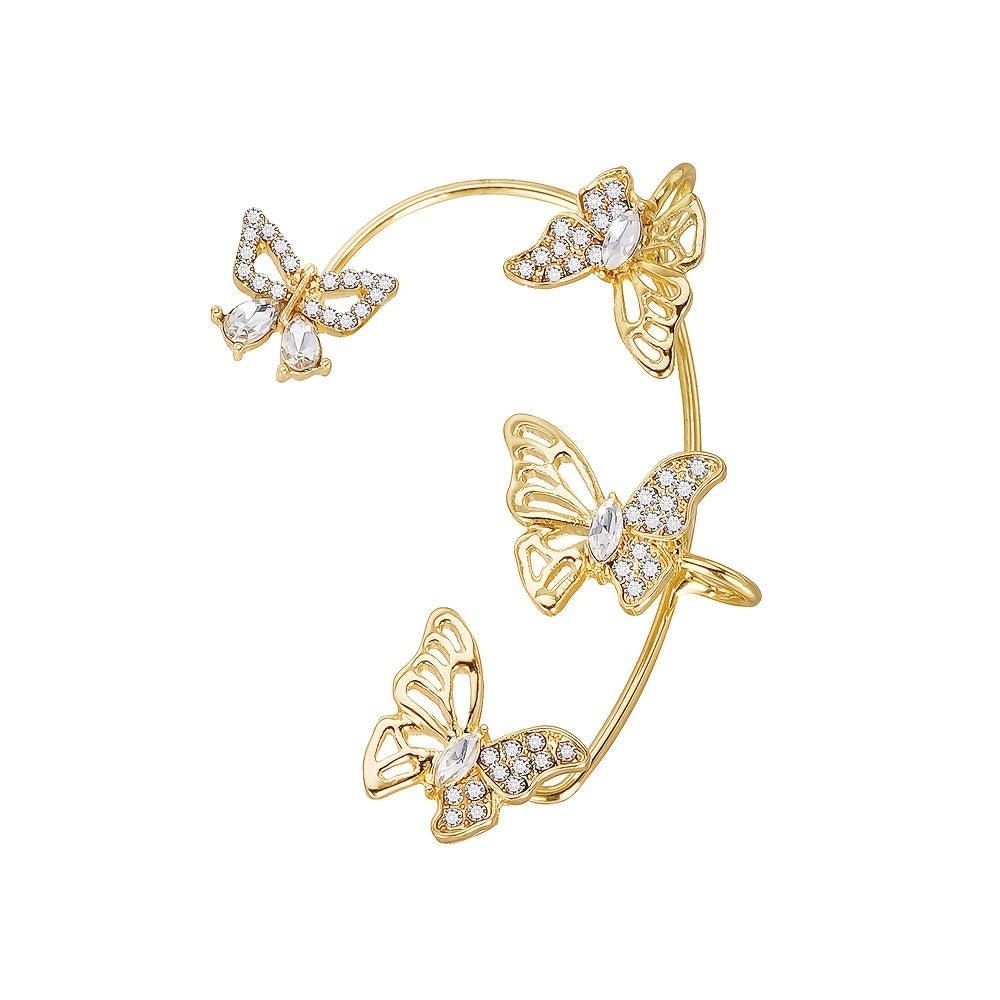 Women'S Elegant Butterfly Ear Cuffs