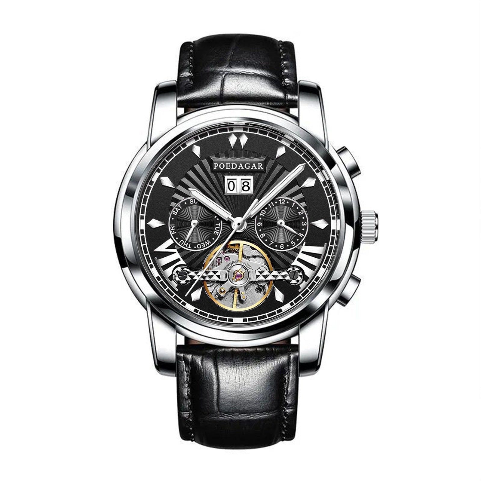 Durable Men’s Automatic Watch – Waterproof Multifunction Mechanical Timepiece