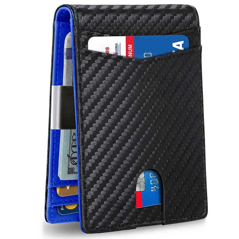 Minimalist RFID Leather Wallet (Slim + High Perceived Value)