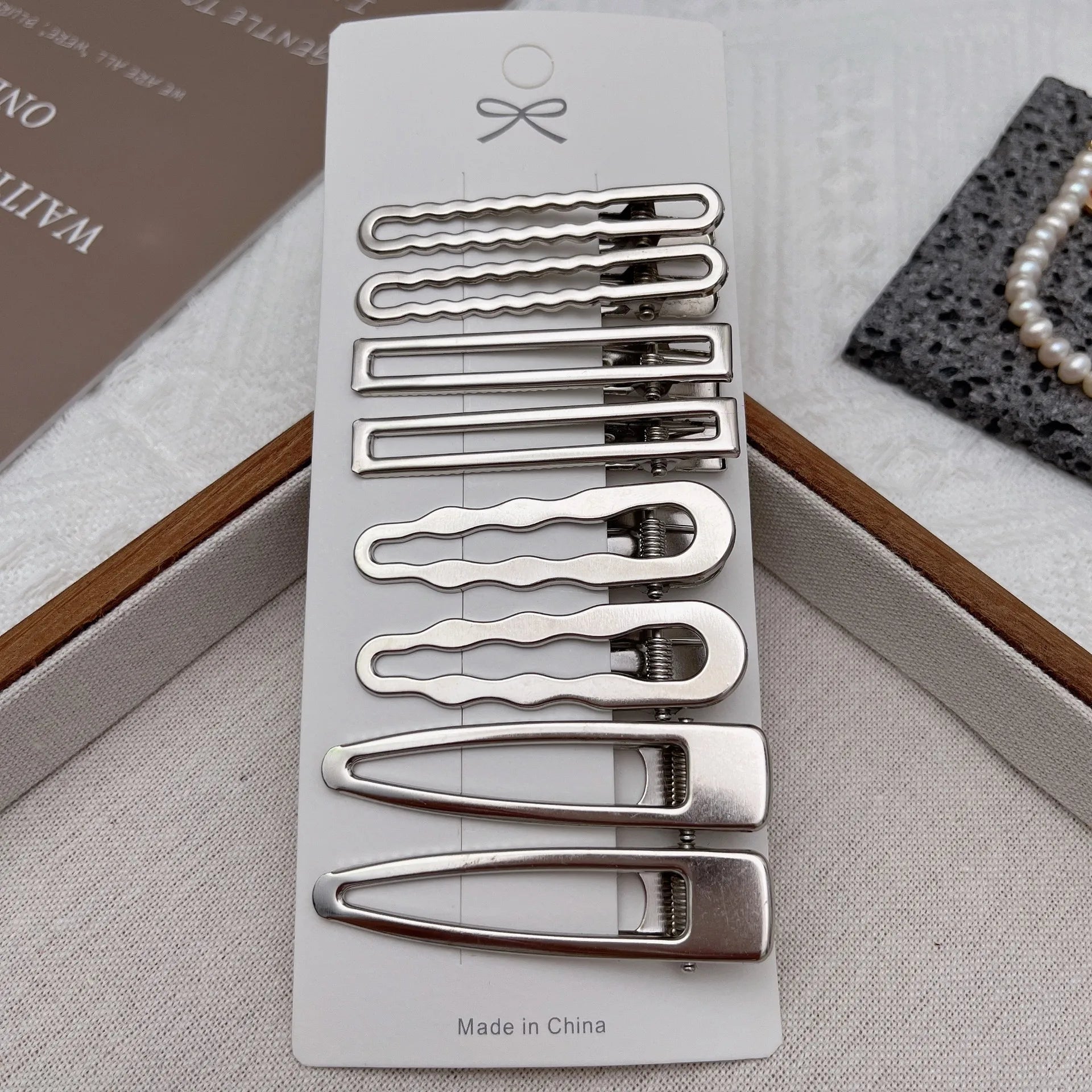 Sliver Metal Hair Clips