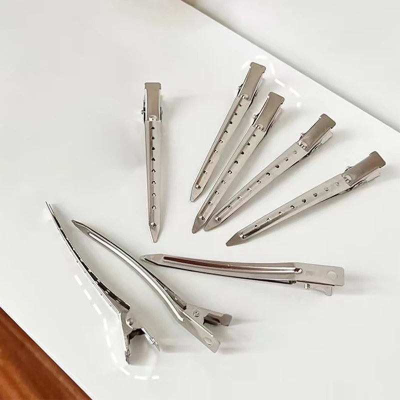 Hair Salon Hair Clips Metal Duckbill Crocodile Curling Hair