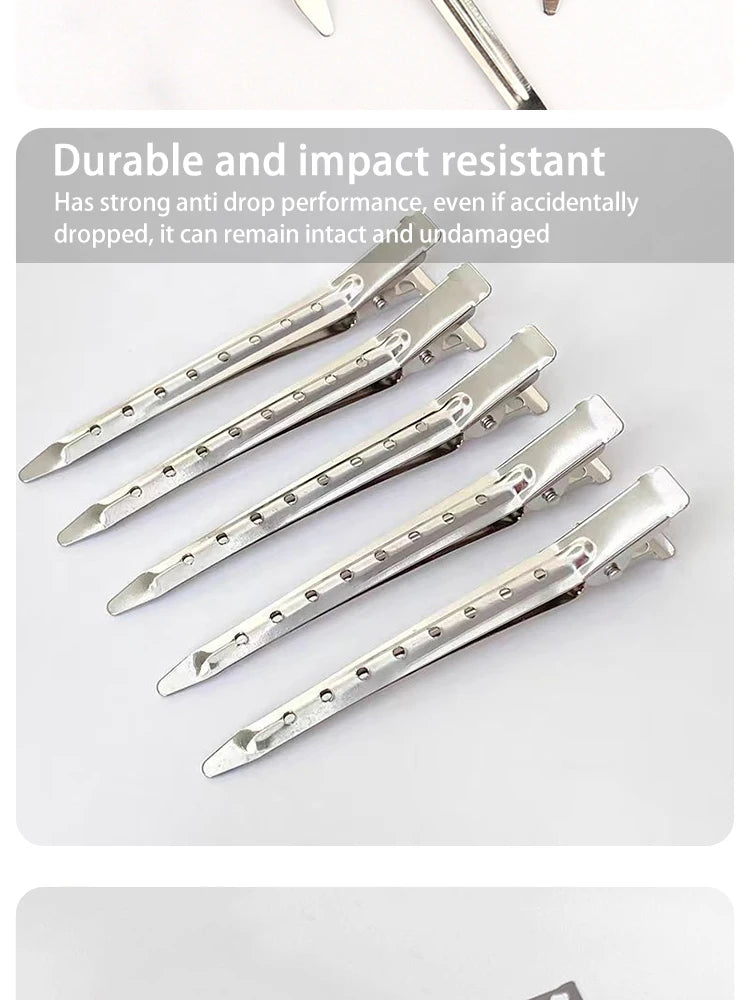 Hair Salon Hair Clips Metal Duckbill Crocodile Curling Hair