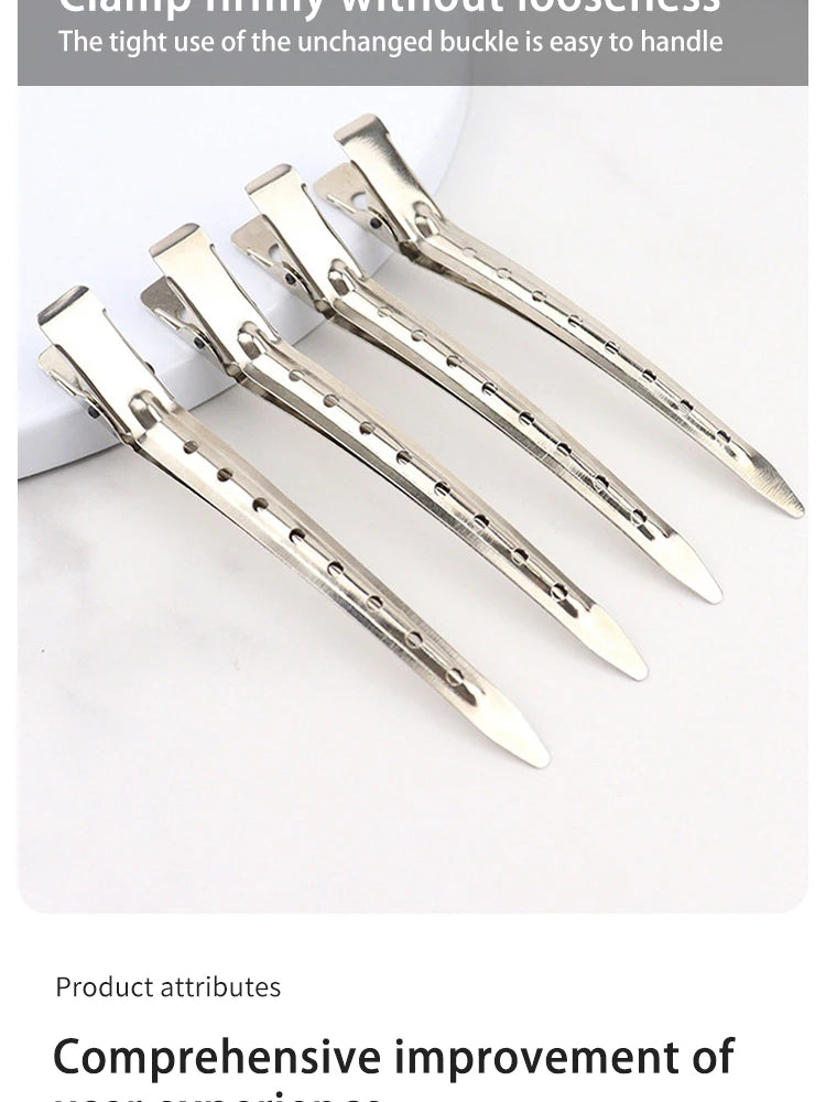 Hair Salon Hair Clips Metal Duckbill Crocodile Curling Hair