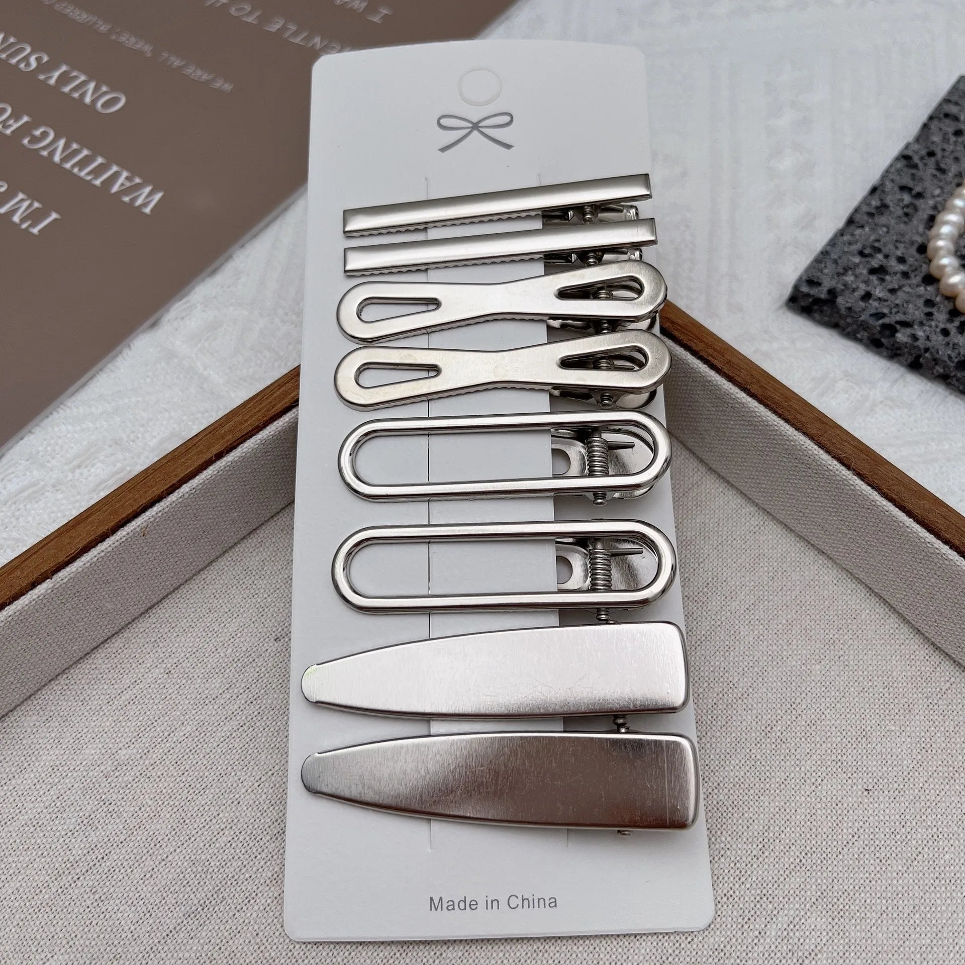 Sliver Metal Hair Clips