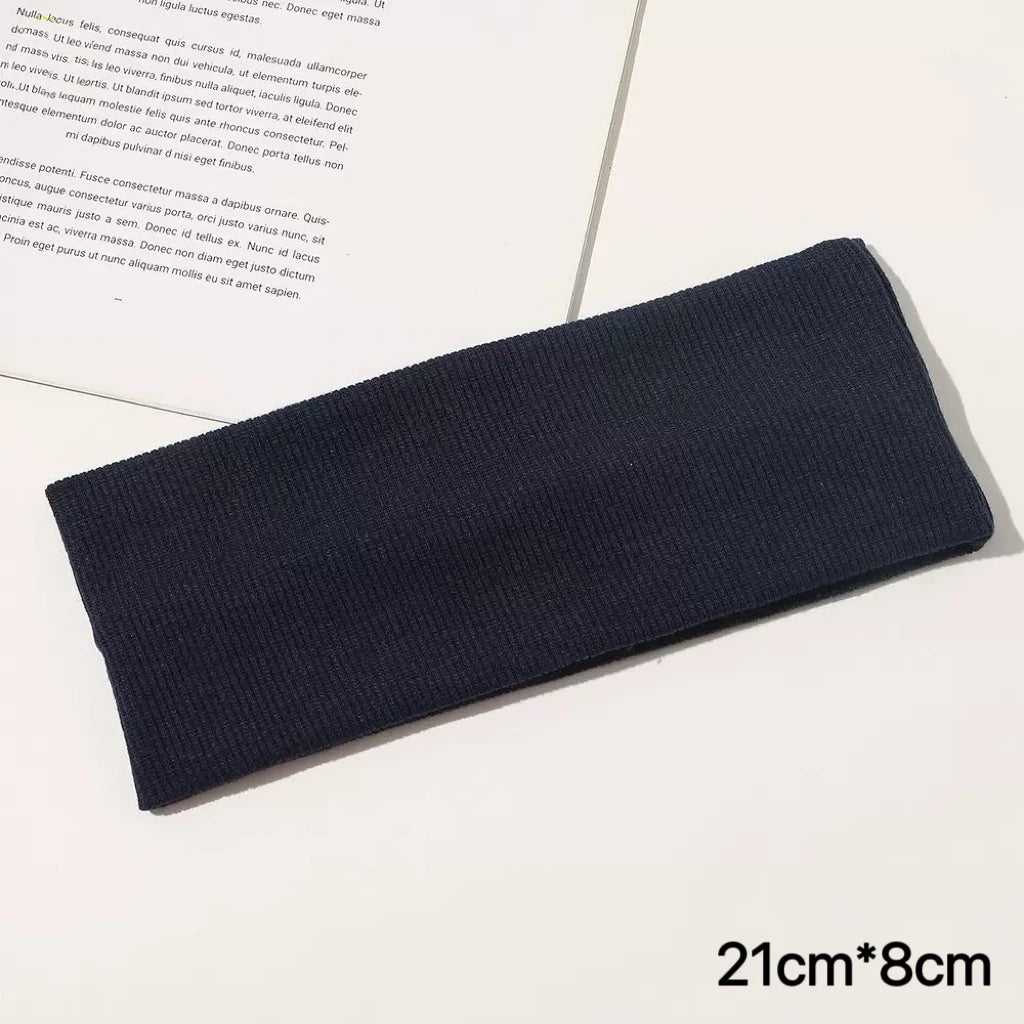 1 Pcs Black Headbands for Women No Slip Soft Hair