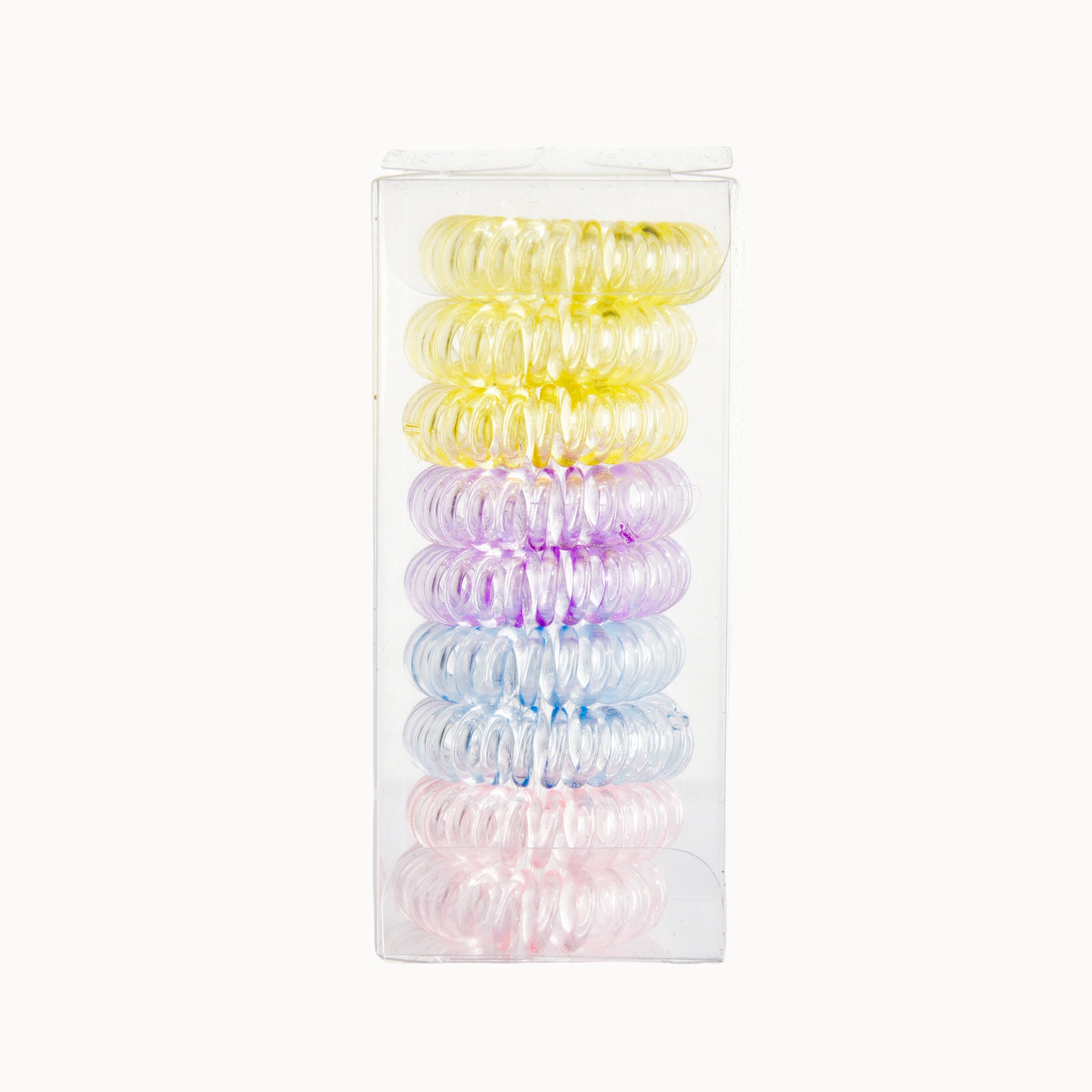 9 Pcs No Crease Spiral Hair Ties
