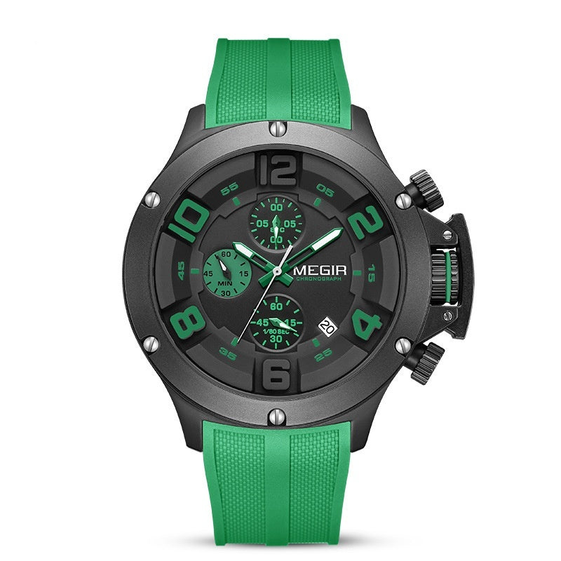 Men’s Chronograph Sports Watch – Multi-Function Quartz