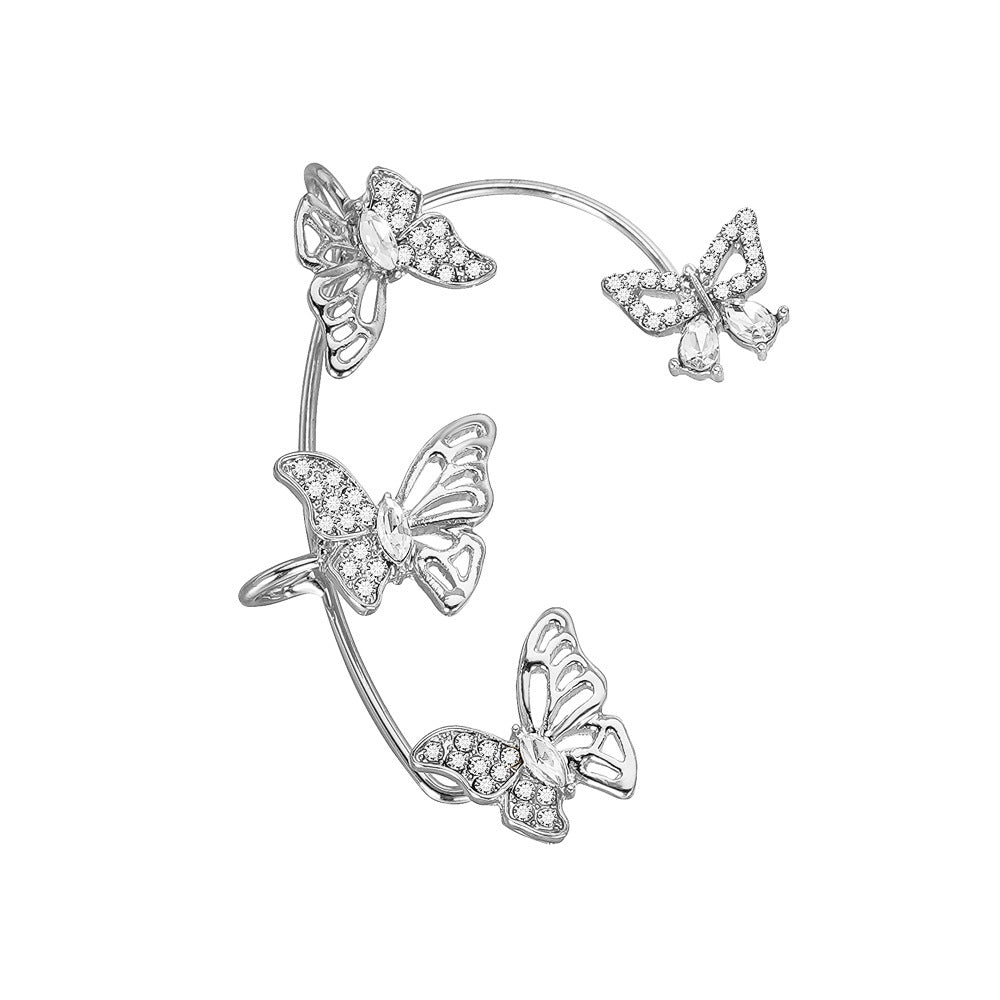 Women'S Elegant Butterfly Ear Cuffs