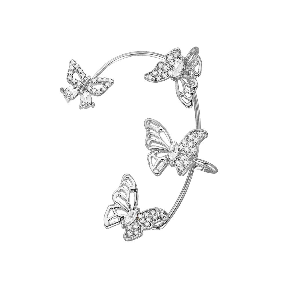 Women'S Elegant Butterfly Ear Cuffs
