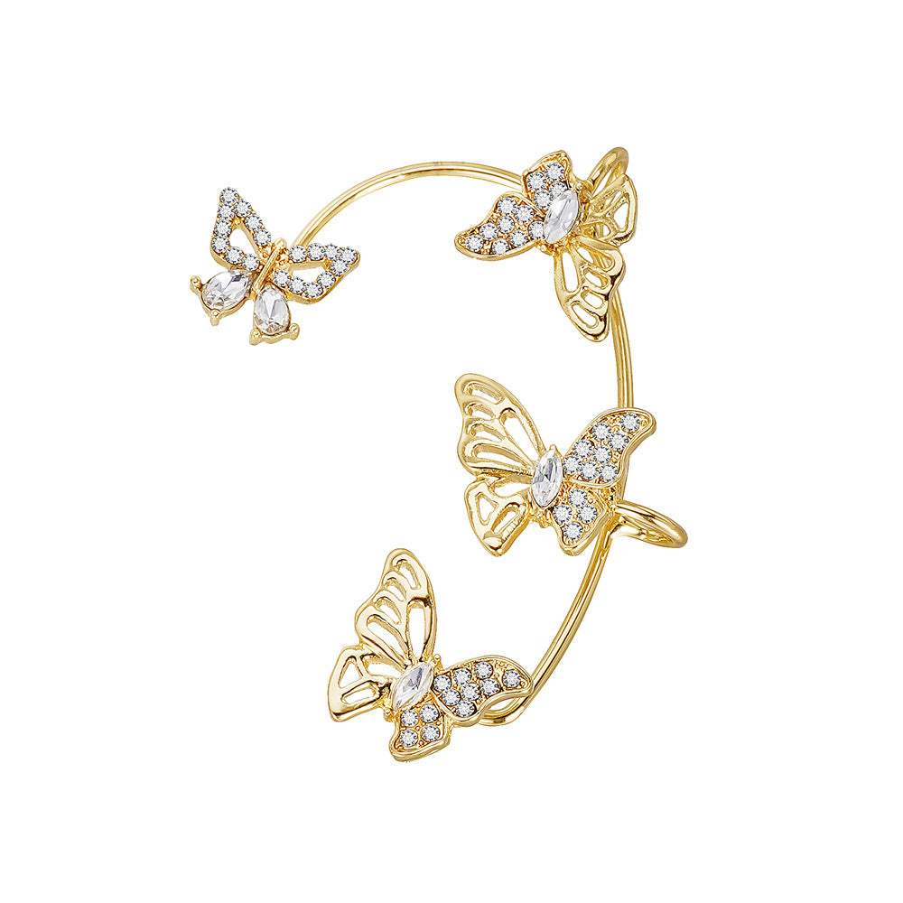 Women'S Elegant Butterfly Ear Cuffs