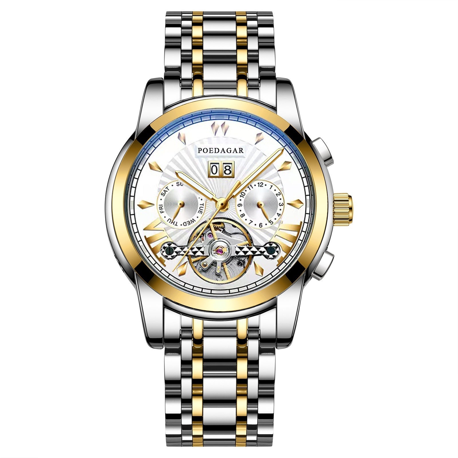 Durable Men’s Automatic Watch – Waterproof Multifunction Mechanical Timepiece