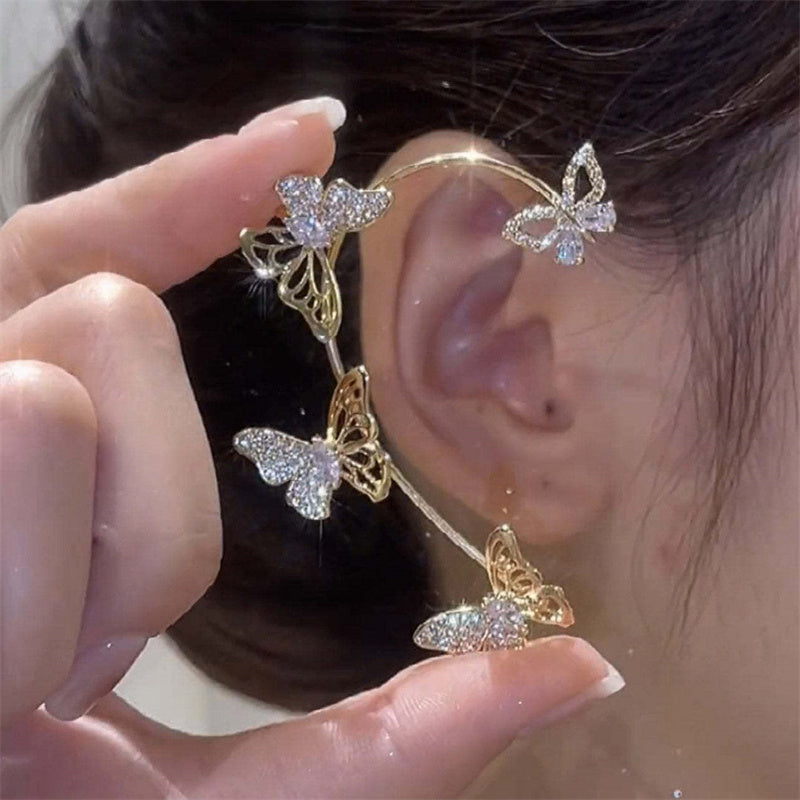 Women'S Elegant Butterfly Ear Cuffs