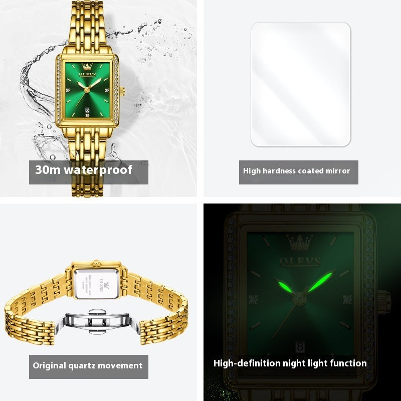 Women's All-match Square Fashion Quartz Watch