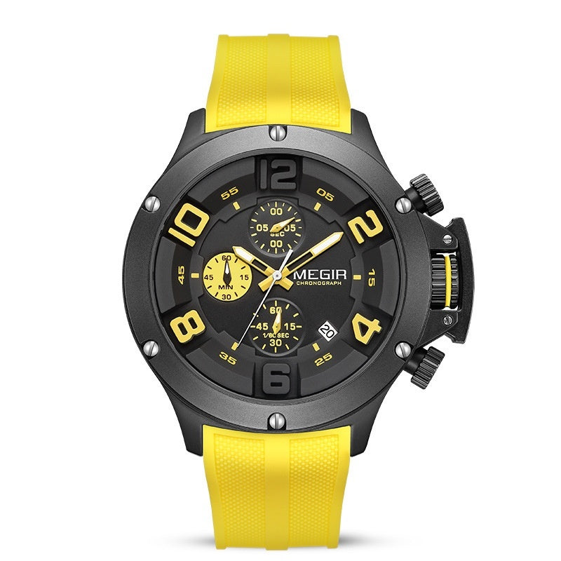 Men’s Chronograph Sports Watch – Multi-Function Quartz