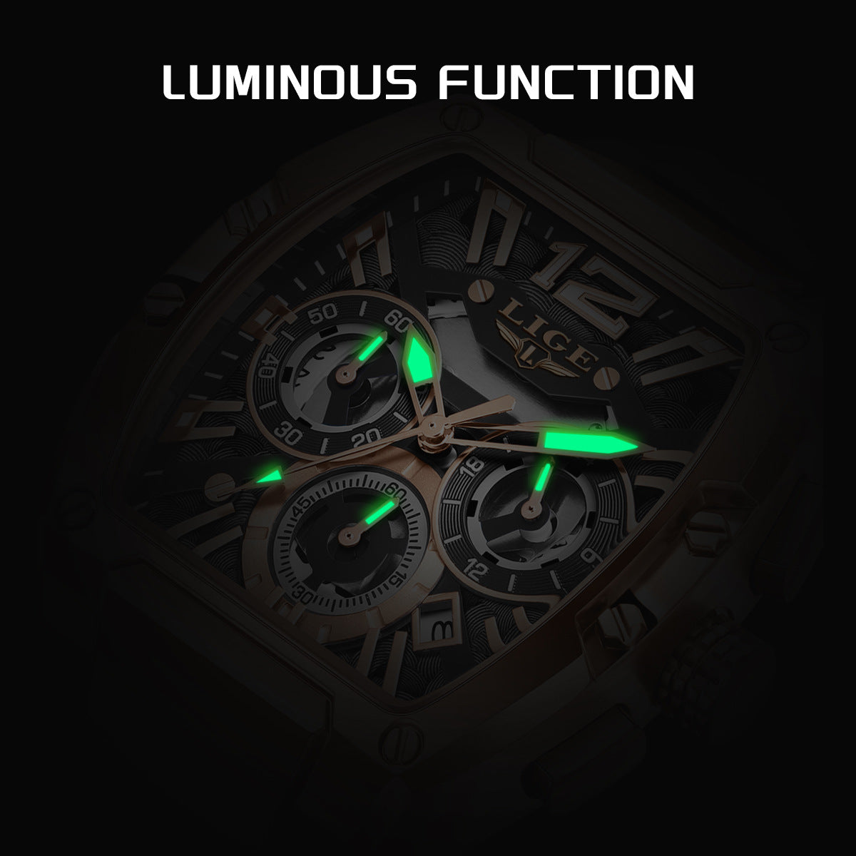 Sports Watch Waterproof Luminous Calendar