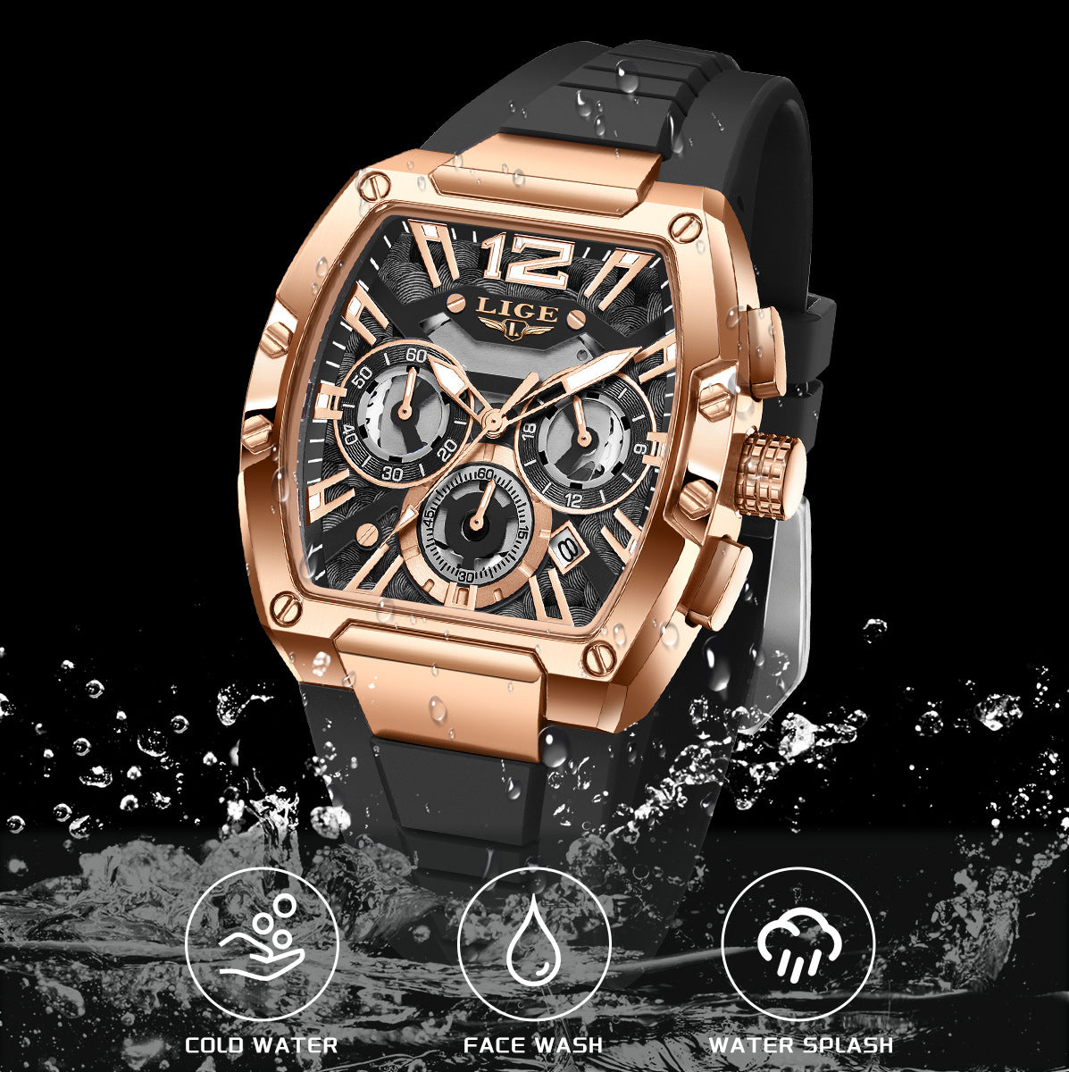 Sports Watch Waterproof Luminous Calendar