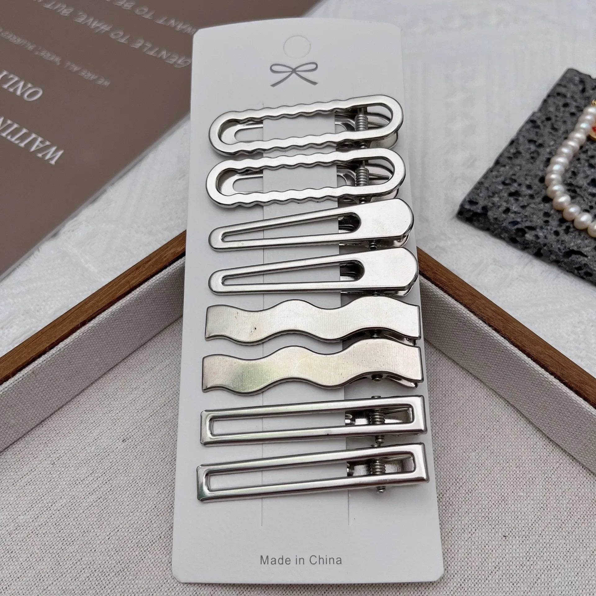 Sliver Metal Hair Clips