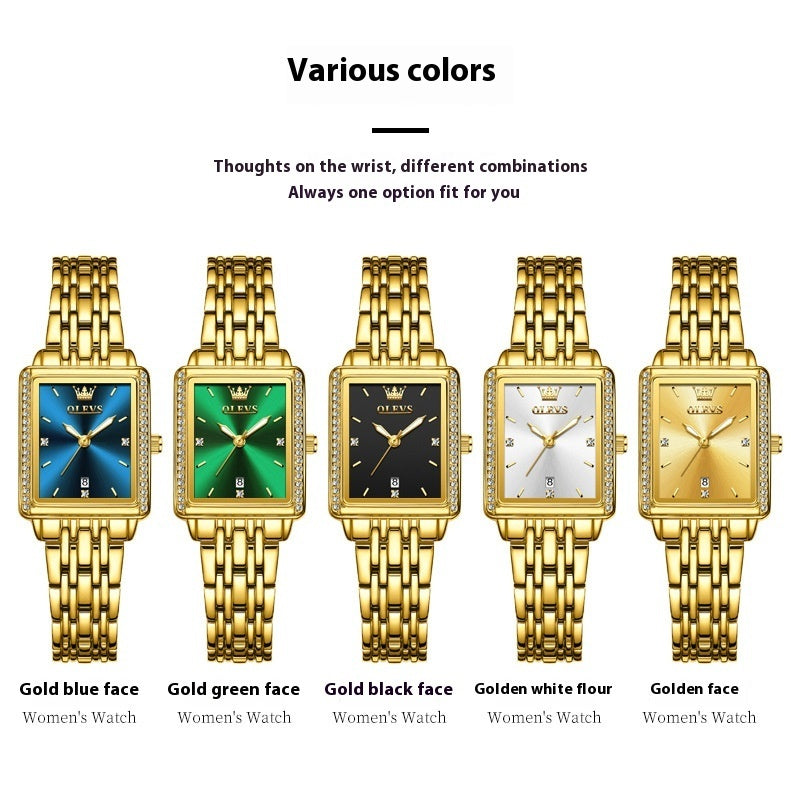 Women's All-match Square Fashion Quartz Watch