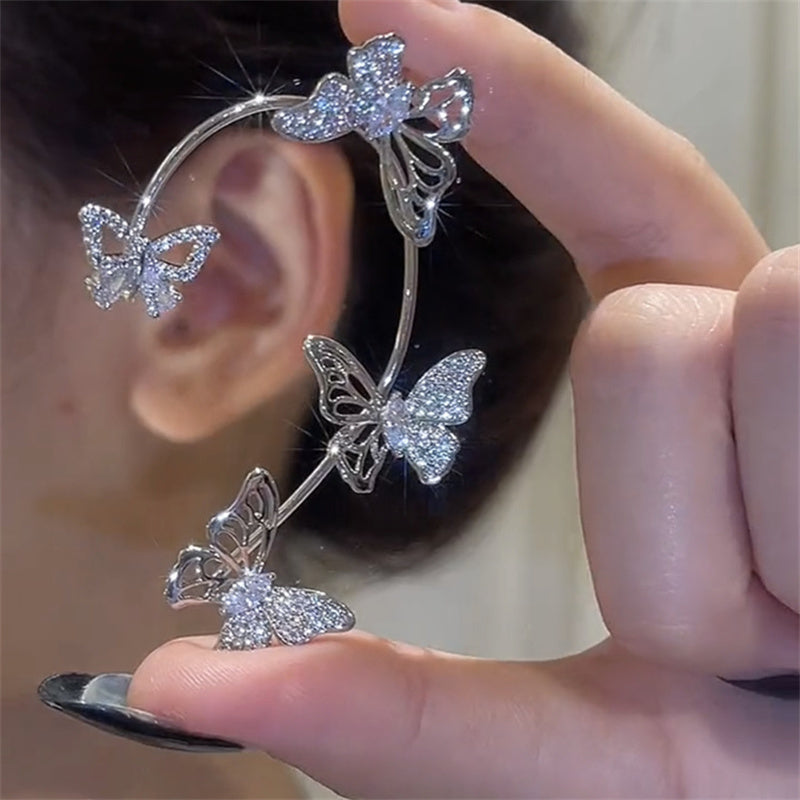 Women'S Elegant Butterfly Ear Cuffs