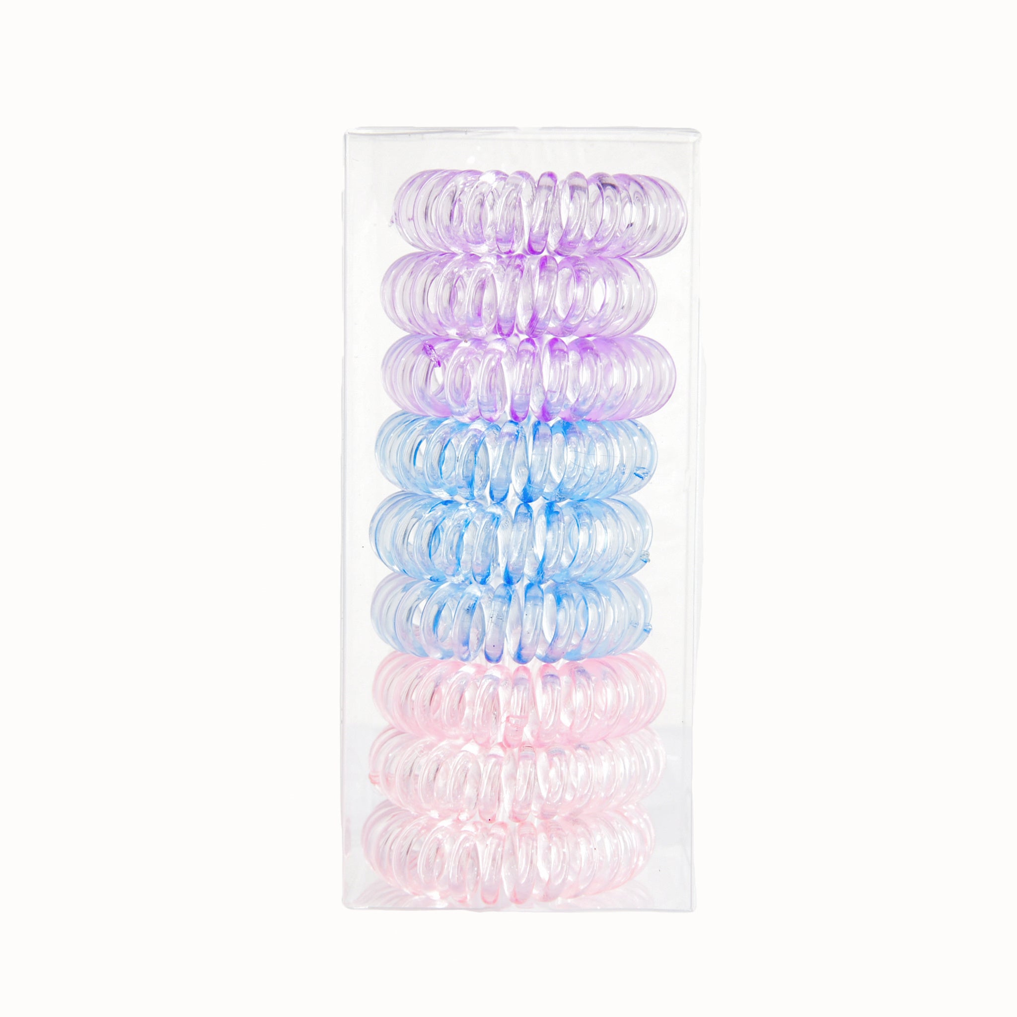 9 Pcs No Crease Spiral Hair Ties