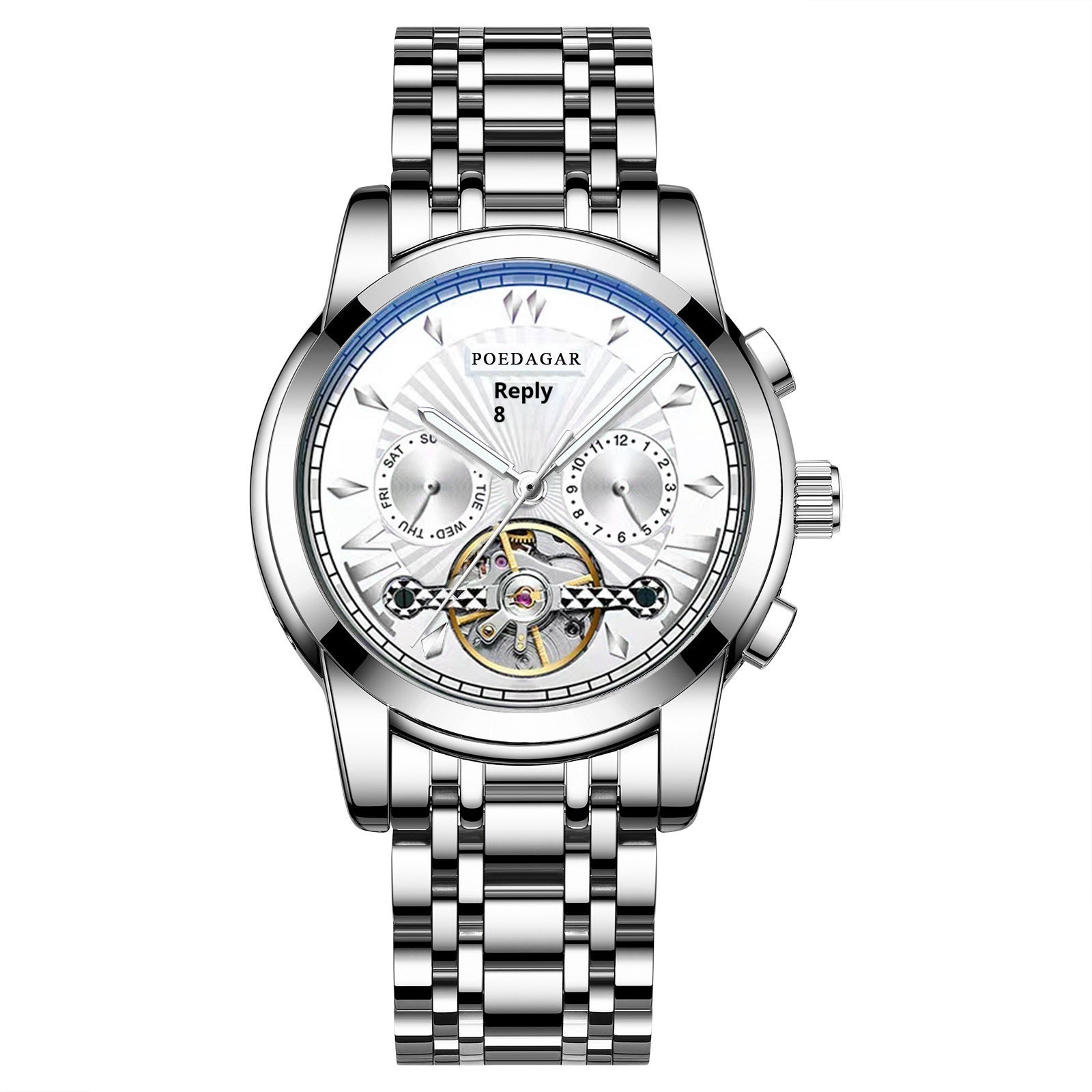 Durable Men’s Automatic Watch – Waterproof Multifunction Mechanical Timepiece