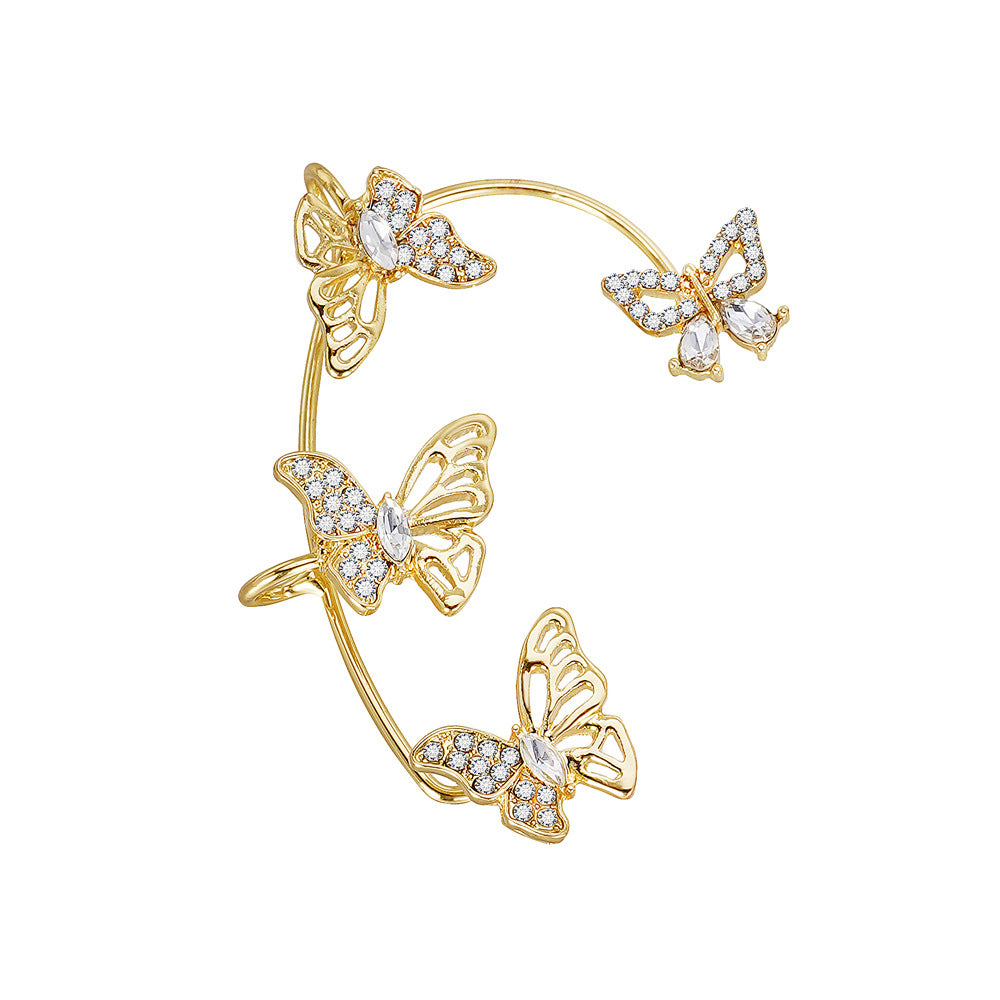 Women'S Elegant Butterfly Ear Cuffs